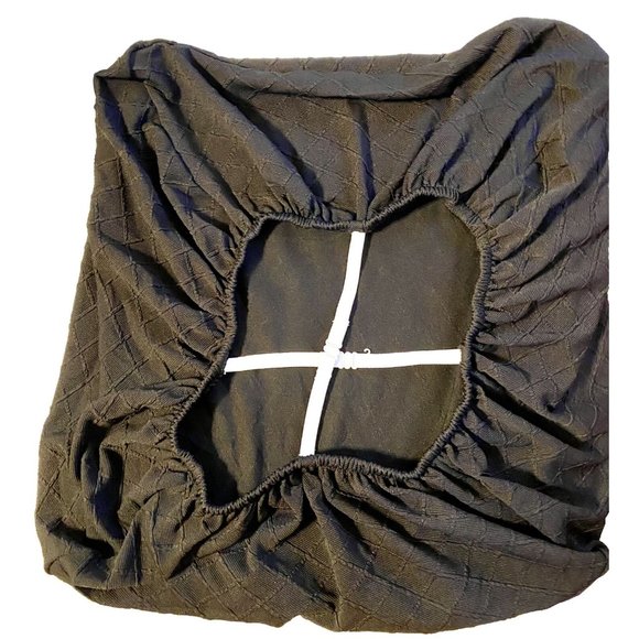 Waterproof Pet Bed Cover Stretch Adjustable Black 20x20x10 Pet Mattress Cover - Picture 3 of 6